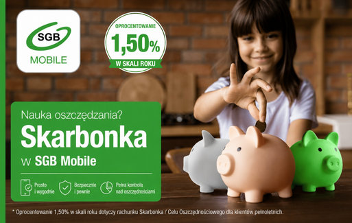 Zdjęcie do Skarbonka w SGB Mobile