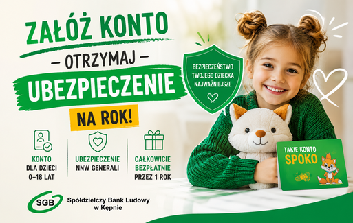 Zdjęcie do NNW na rok bez opłat dla posiadaczy Takiego Konta Spoko