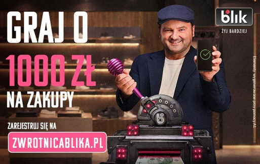 Zdjęcie do Uruchom Zwrotnicę BLIKA i graj o 1000 zł na zakupy
